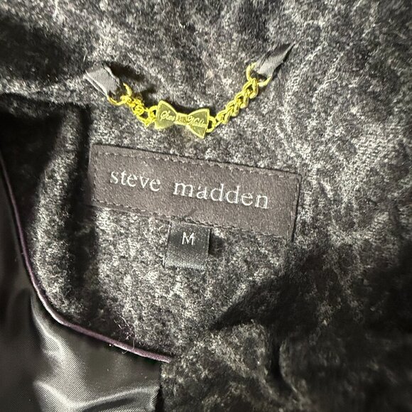 Steve Madden Wool Blend Coat- Ruffles Size M - Picture 4 of 14